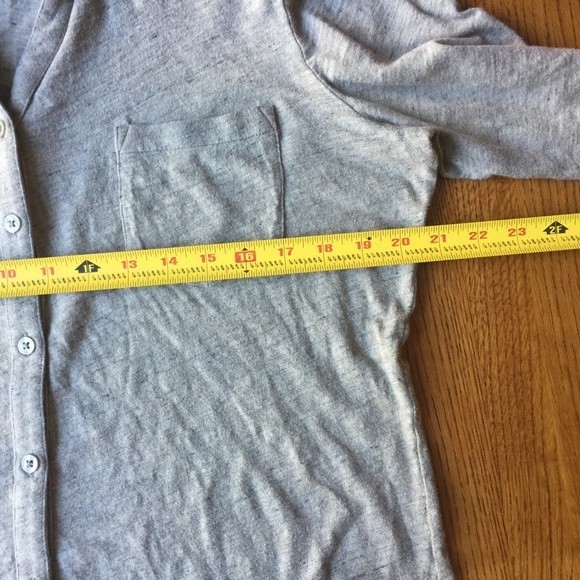 Natural Reflections Cotton Button Down Shirt L Ecru Tan Long Sleeve Outdoor - Picture 4 of 5